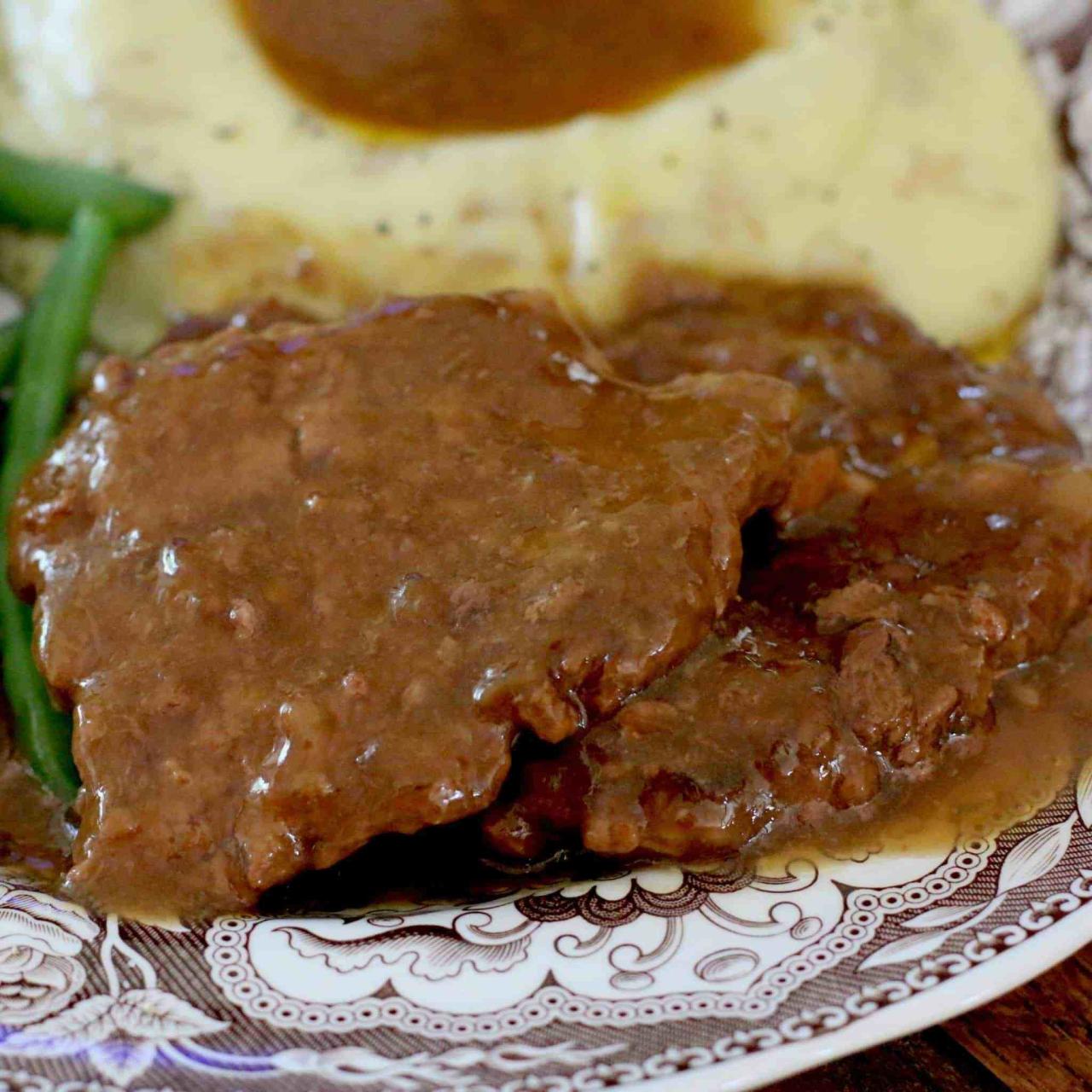 Crockpot cubed steak recipe