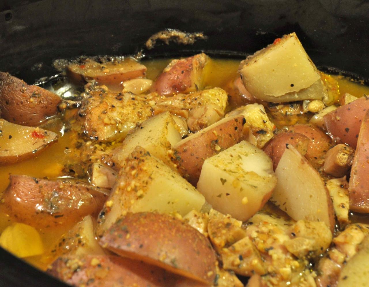 Chicken and potatoes crockpot recipes