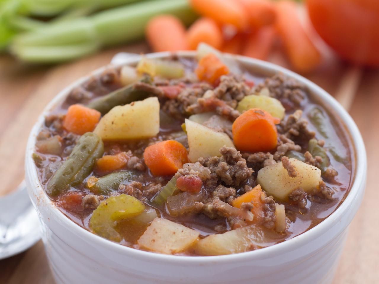 Crockpot recipes hamburger soup