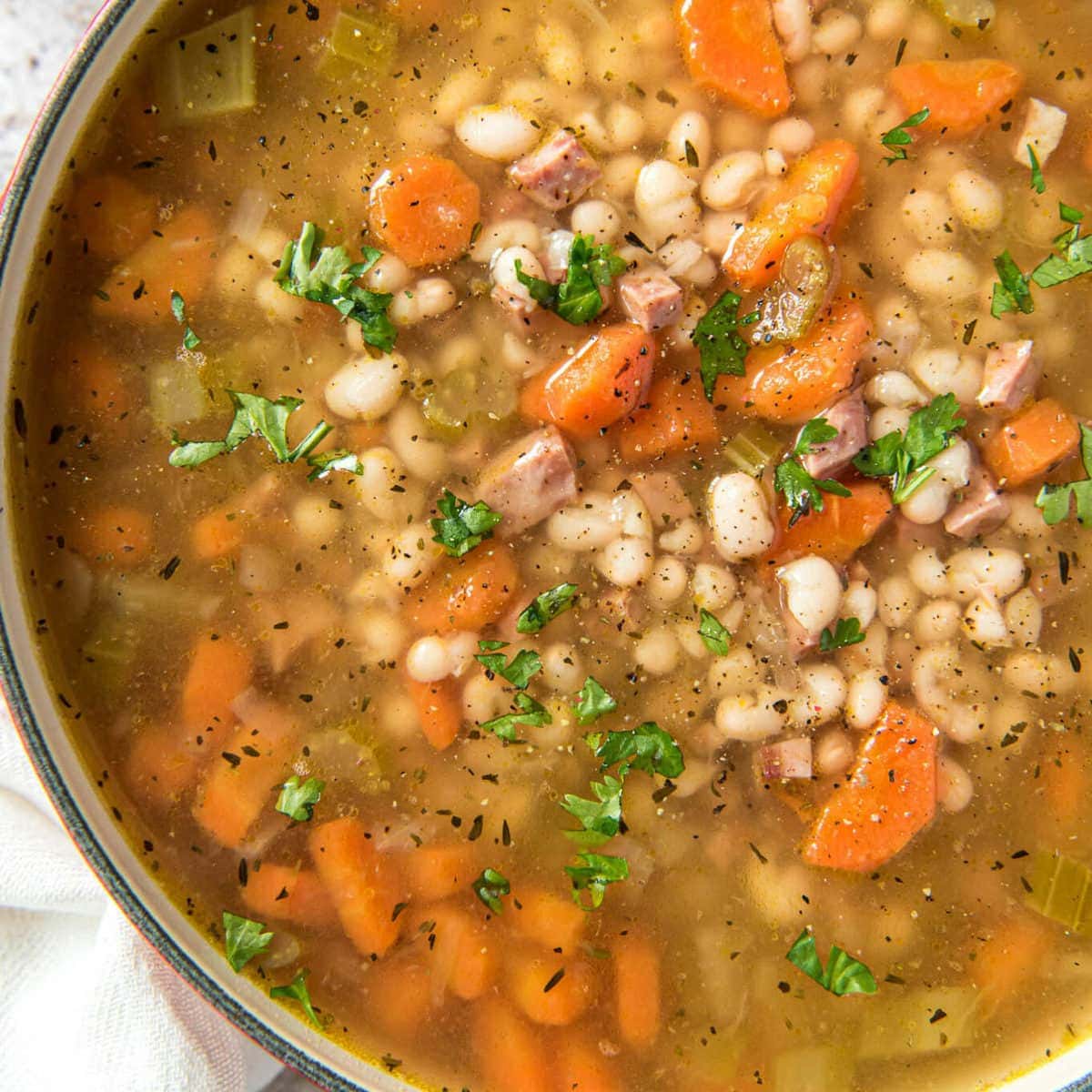 Ham & bean soup recipe for crockpot