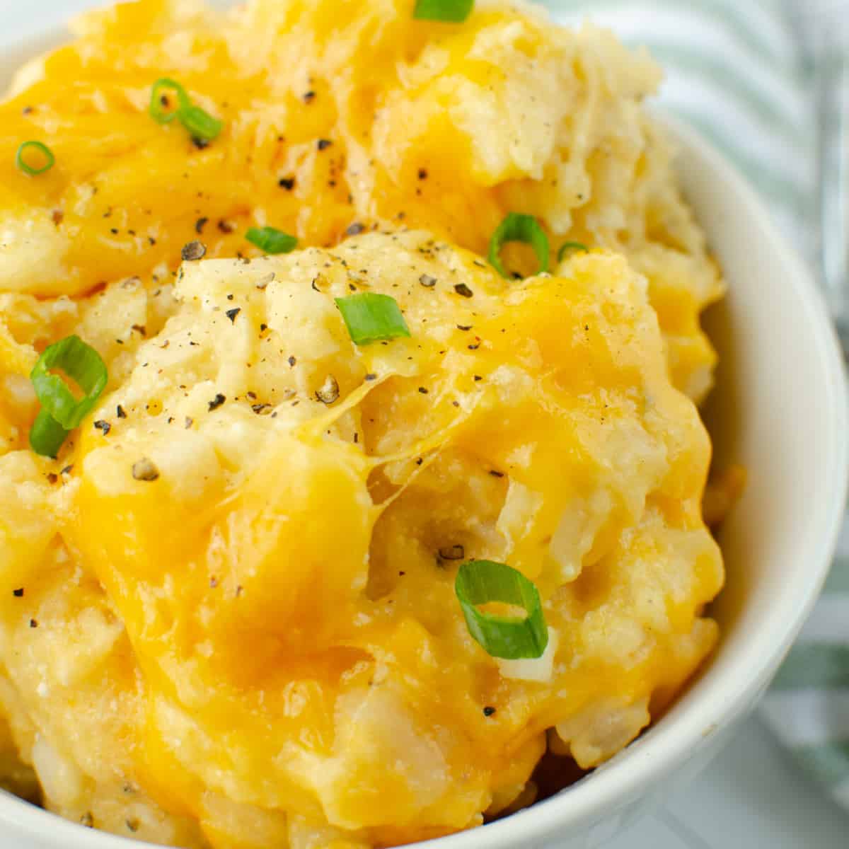 Cheesy potato crockpot recipe