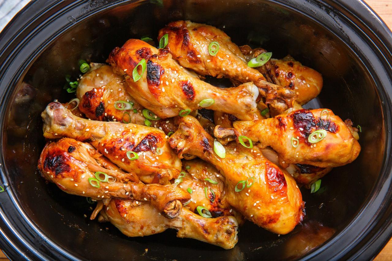 Chicken drumstick crockpot recipe