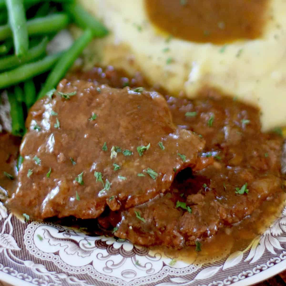 Crockpot cubed steak recipe