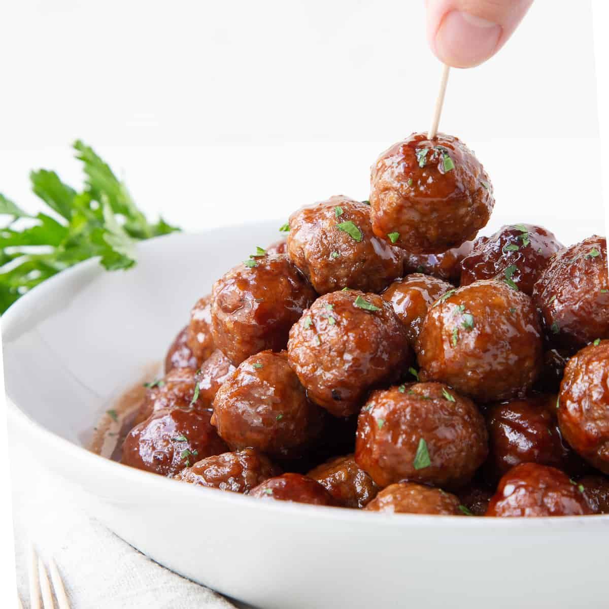 Bbq meatball recipe crockpot