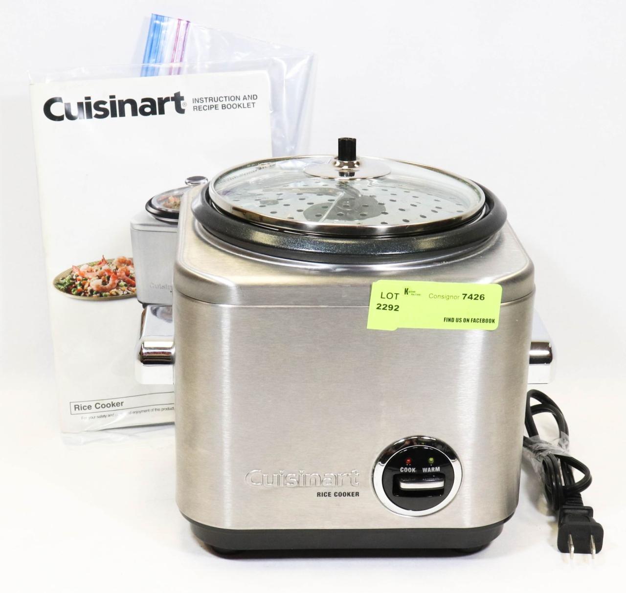 Cuisinart rice cooker manual