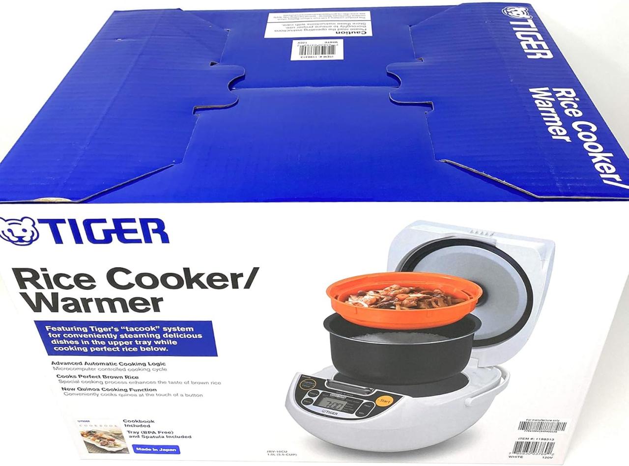 Tiger 5.5 cup rice cooker