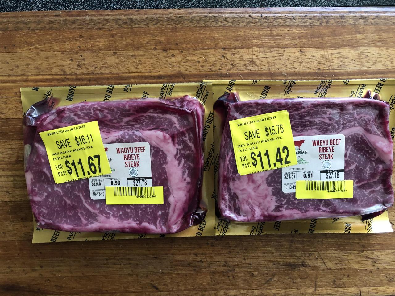 Walmart wagyu steak