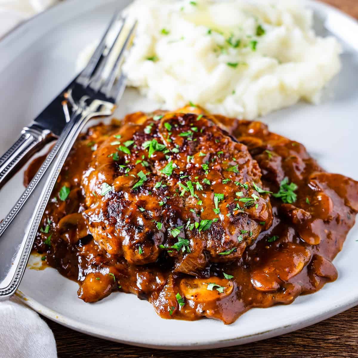 Salisbury recipe steaks hearty recipes